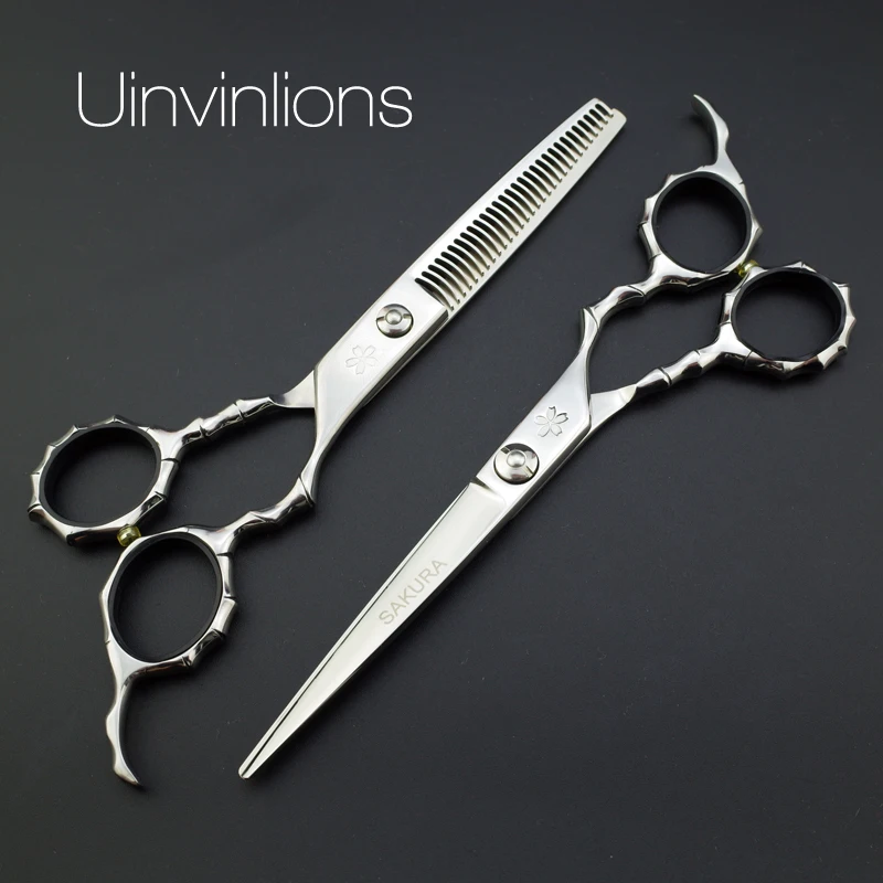 5.5"6.0" clearance sale japan hair scissors set hairdressing scissors japanese hair cutting