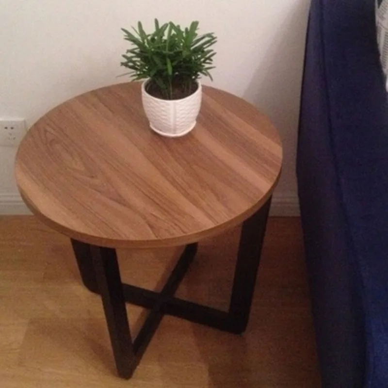 21 بوصة جولة خشبية نهاية الجدول