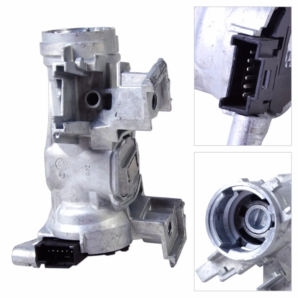 Buy DWCX Silver Ignition Starter Switch Steering Lock