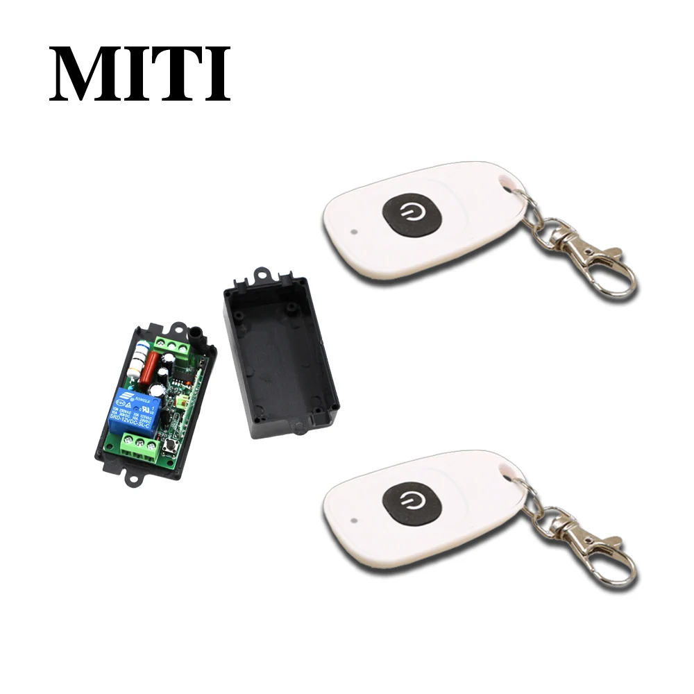 

Wireless Remote Control Switch 110V 220V 1CH New 10A RF Light Remote Control Switch for Intelligent H ome 315/433MHZ