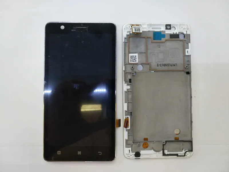 

100% Original For Lenovo A536 LCD Display With Touch Screen Digitizer Assembly With frame Black White Color