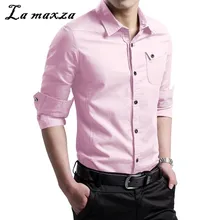 Деловая повседневная черная уличная Мужская рубашка большого размера Повседневная рубашка с длинными рукавами Осенняя блузка