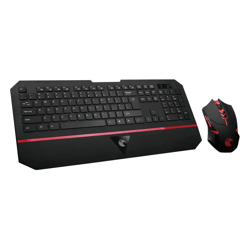 

Spanish E-780 2.4G Wireless USB Keyboard and Mouse Combo with keyboard hand wrist rest For Laptop PC Home office