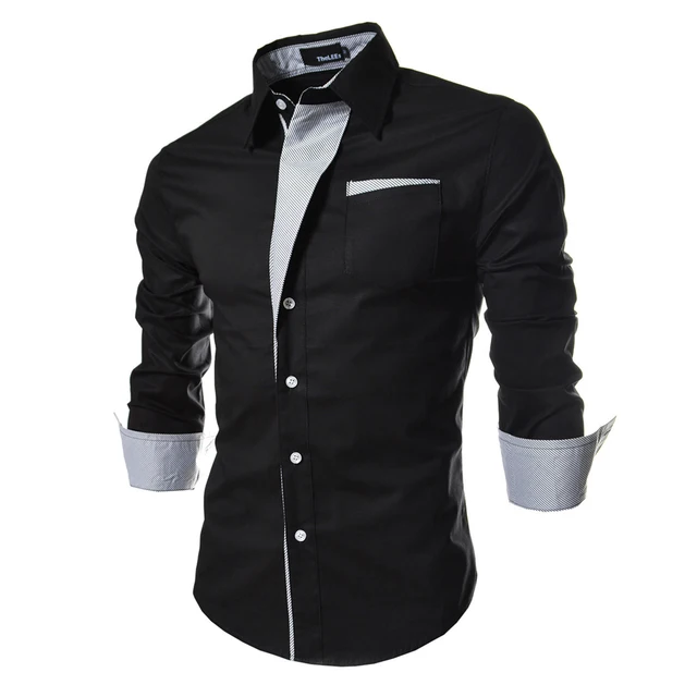 Aliexpress.com : Buy New Fashion Men Dress Shirts Stylish Business Men ...