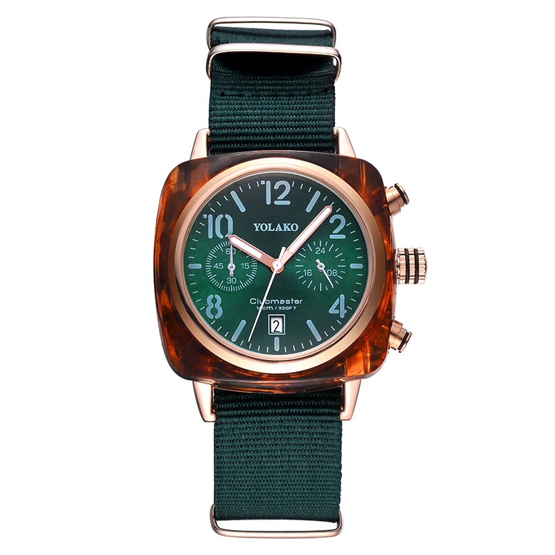 Mens Watches Top Brand Luxury Complete Calendar Waterproof Nylon Strap Quartz Watch Male Army Military Watch Relogio Masculino