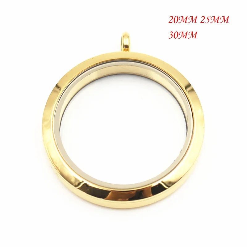 Twist Sparkle Memory Locket Stainless Steel Chain Included Free Ship 30mm Large