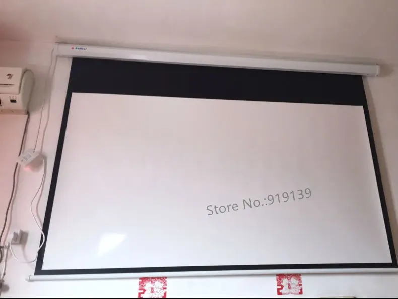 133 Inch 16 to 9 motorized screen pic 8
