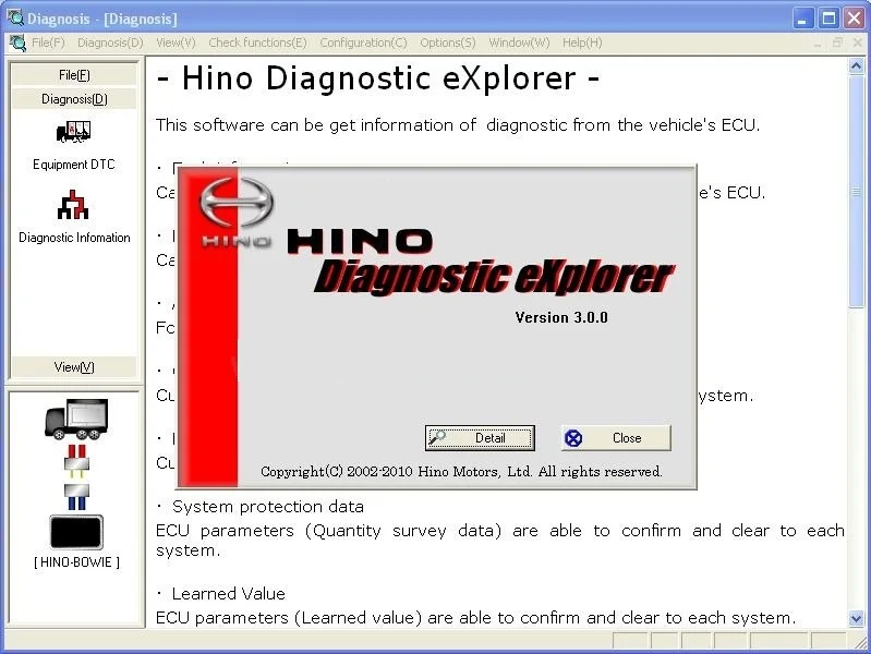 Hino Diagnostic Проводник& Reprog менеджер 3.1.2+ Crack+ pin Keygen