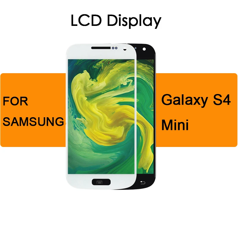 

Original Lcd For Samsung Galaxy S4 Mini Gt-i9190 Gt-i9192 Gt-i9195 Display Touch screen Digitizer Assembly And Frame+free tool