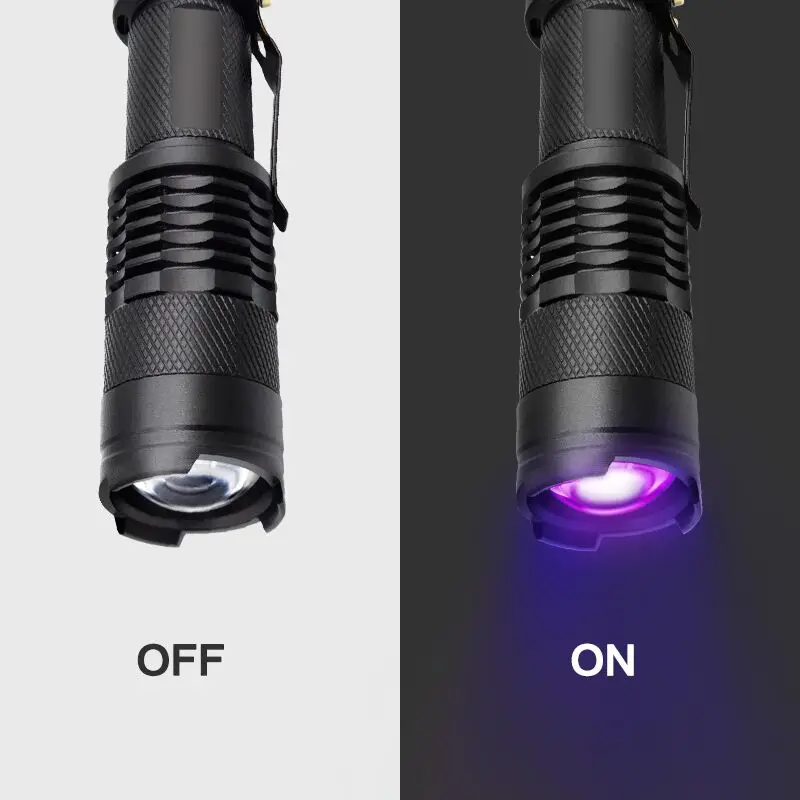BRIGHTINWD УФ ультрафиолетовый фиолетовый светильник УФ-фонарь светодиодный светильник Вспышка черный светильник 365 нм контрольный фонарь