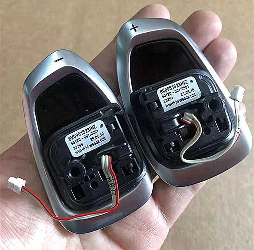 Для A1 A3 A4 A5 A6 A7 A8 Q3 Q5 Q7 Tiptronic черный глянцевый хромированный переключатель рулевого