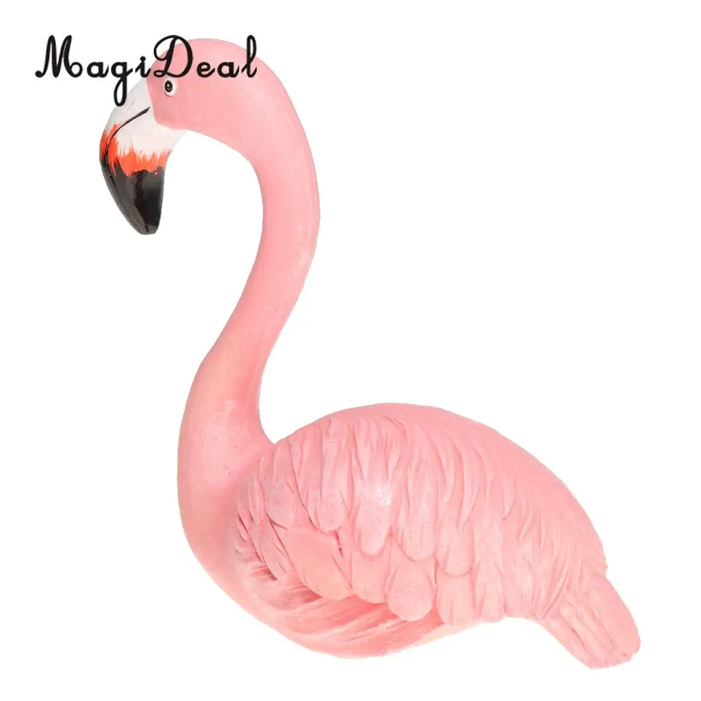 Chic Flamingo Ormament Figurines Sculpture Wedding Decor Home Decoration 8 Styles 8-15cm, Pink