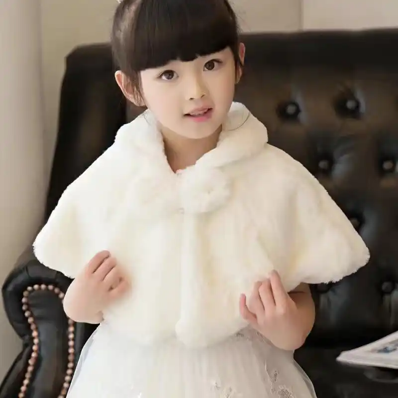 little girl fur coat