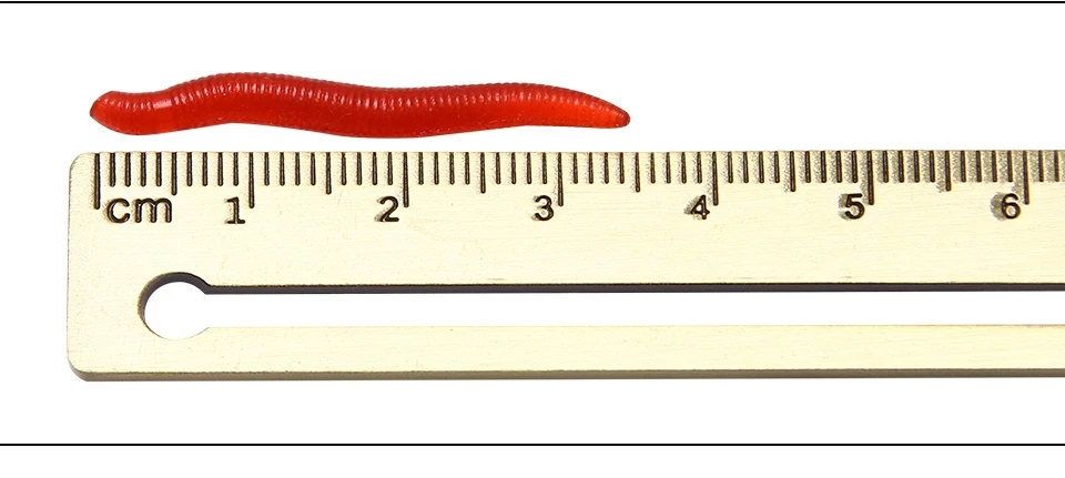 SEAPESCA 10 шт./лот искусственный дождевой червь рыболовная приманка 35 мм красный червяк личинка Мягкая приманка реалистичные рыболовные приманки с запахом снасти PY2