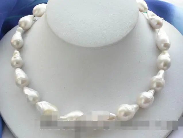 

3314 white drip baroque keshi reborn pearl necklace