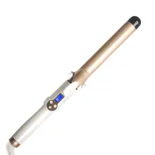 Электрическая профессиональная керамическая плойка для завивки волос с ЖК дисплеем для большой волнистой короткой стрижки