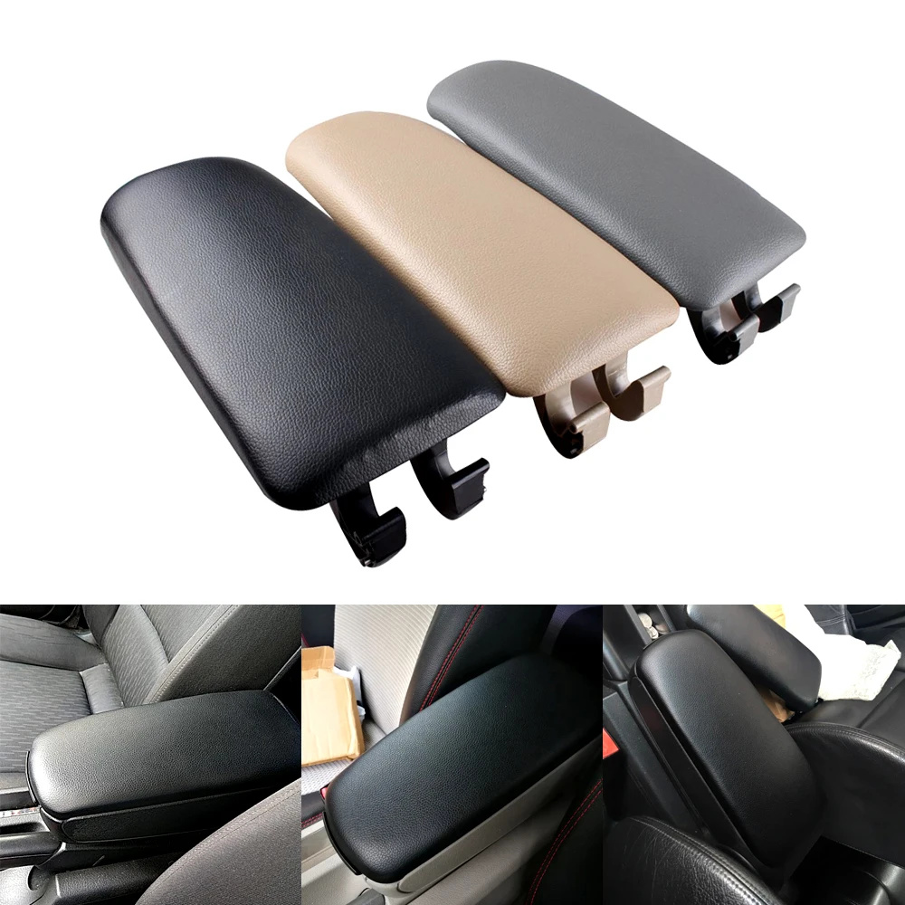 

Leather Car Center Console Armrest Box Cover Auto Armrest Lid Cover Cap for Audi A4 B6 B7 C5 00-06 Interior Replacement Decal