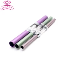 3 Pcs/ Set Metal Acrylic Rhinestone 6 Sizes C Curve Nail Rod Sticks Manicure Nails Form False Nail Tips Perfect Shaping F0364
