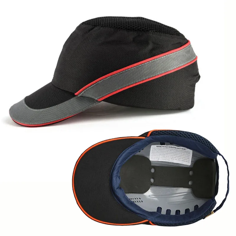 online Esbarrar Cap Trabalho Capacete de Segurança Capacetes de Segurança Anti impacto Leve de Verão Respirável Moda Protetor Solar Ocasional Chapéu de Proteção