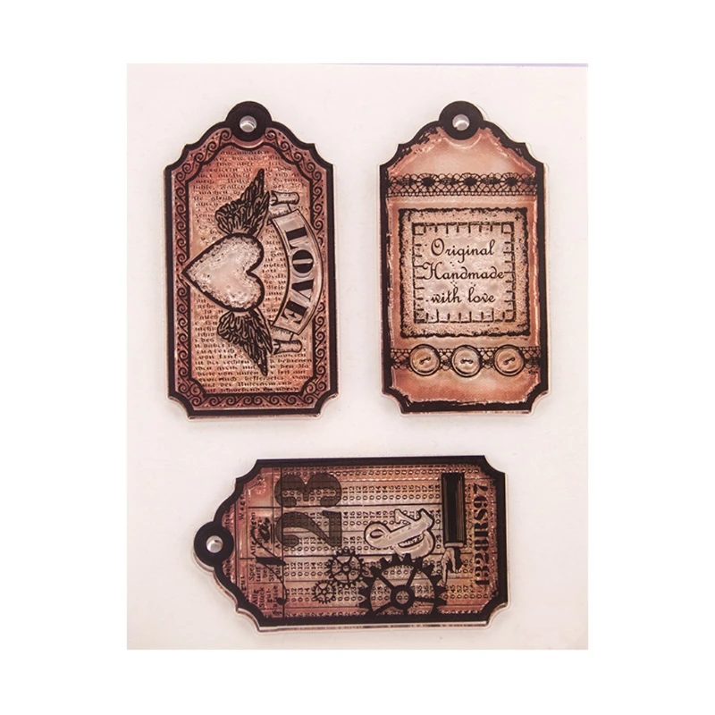 

Retro Clear Stamp For Scrapbooking Transparent Silicone DIY Photo Album Decor