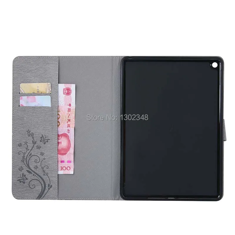 Мода Дерево печати Стенд PU кожаный защитный скины Оболочка Чехол для Apple ipad Air2 6 9,7 дюймов планшет