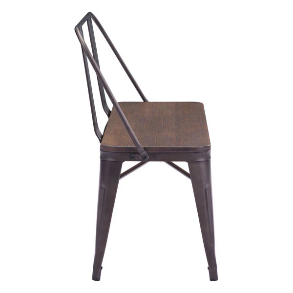 Elio Double Bench Rustic Wood (1)