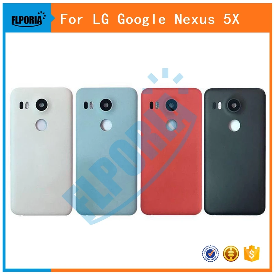 

For LG Nexus 5X Back Battery Cover Rear Door Housing Case Battery Cover For LG Google Nexus 5X Replacement Parts