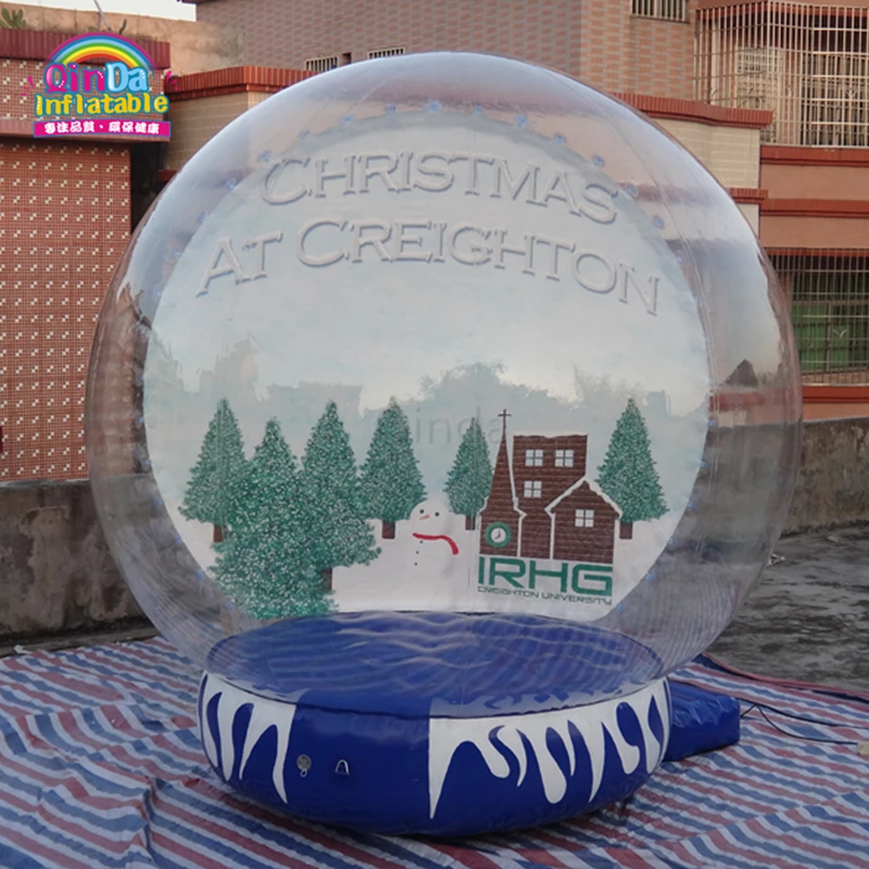 Hot sale life size snow globe clear inflatable dome for live showin