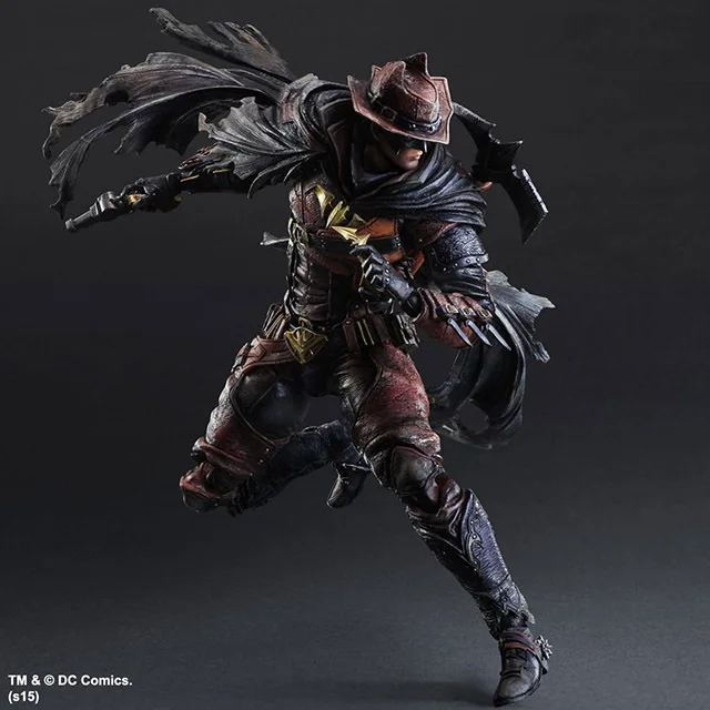 PLAY ARTS 26 см дикий Западный Бэтмен вечная красная версия фигурка модель игрушки