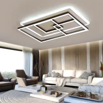 

Modern Acrylic Rectangular/Square LED Ceiling Lights Living room bedroom dining room study balcony lighting ceiling lamps