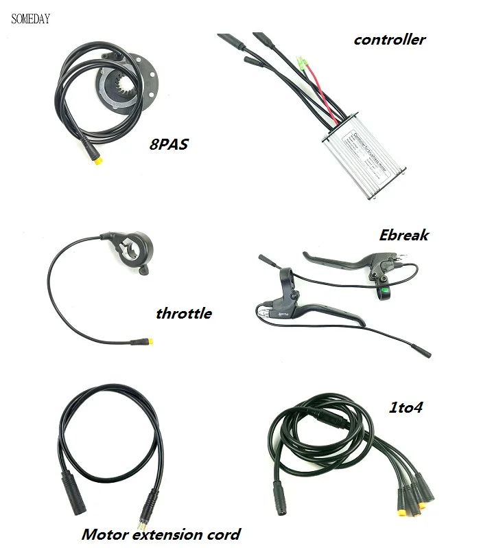 Perfect Waterproof 36V 250W 350W  electric bicycle conversion kit front hub motor ebike wheel with LED900S display 2