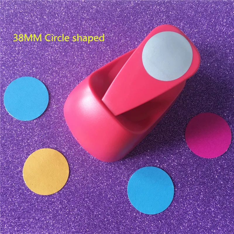 Free Shipping 38mm Round EVA foam hole punch paper punches for greeting