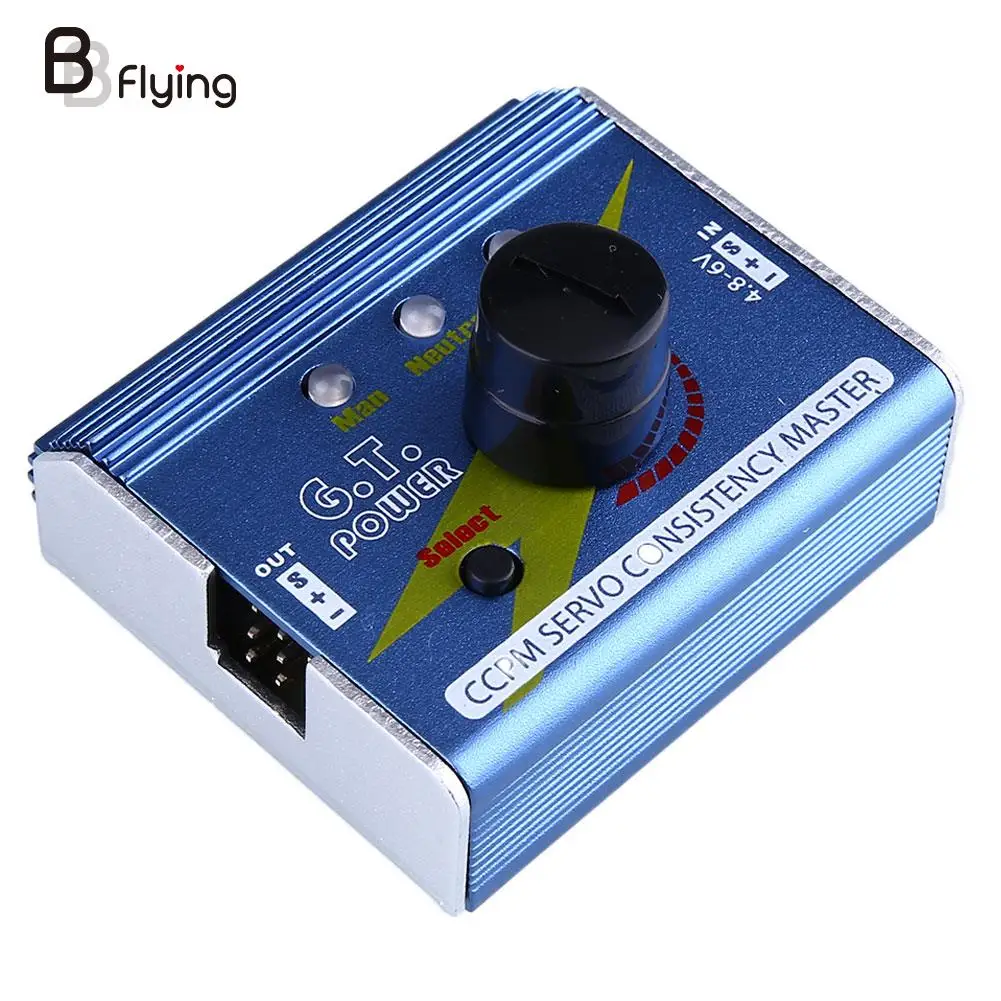 

CCPM 3CH Digital/Analog ESC Servo Tester Consistency Master R/C Helicopter Car