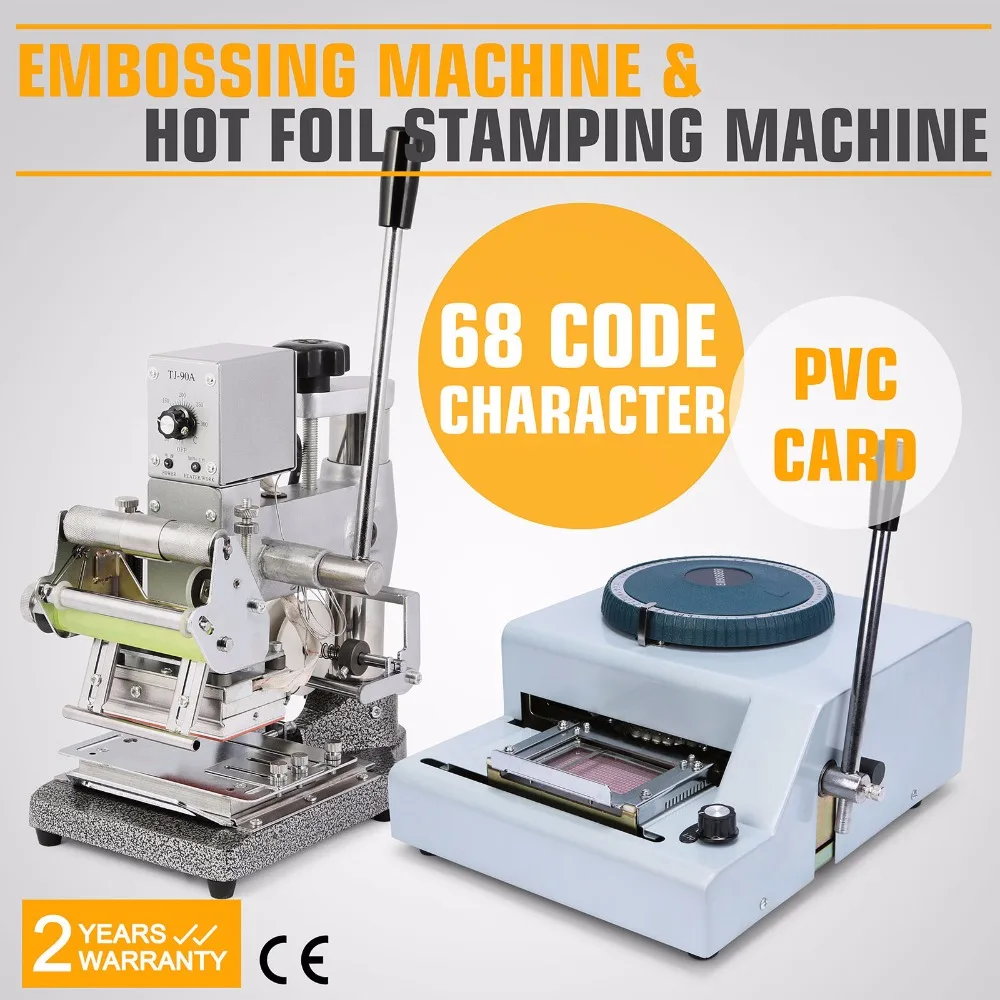 Updated Embossing Embosser & Hot Foil Stamping Tipper Machine PVC Card