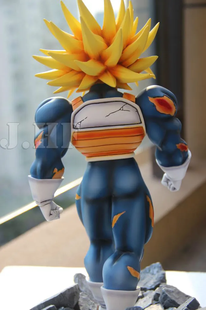 Аниме Dragon Ball Z GK Super Saiyan Trunks резиновая фигурка героя игрушки, аниме Dragon Ball Z фигурка героя Brinquedos