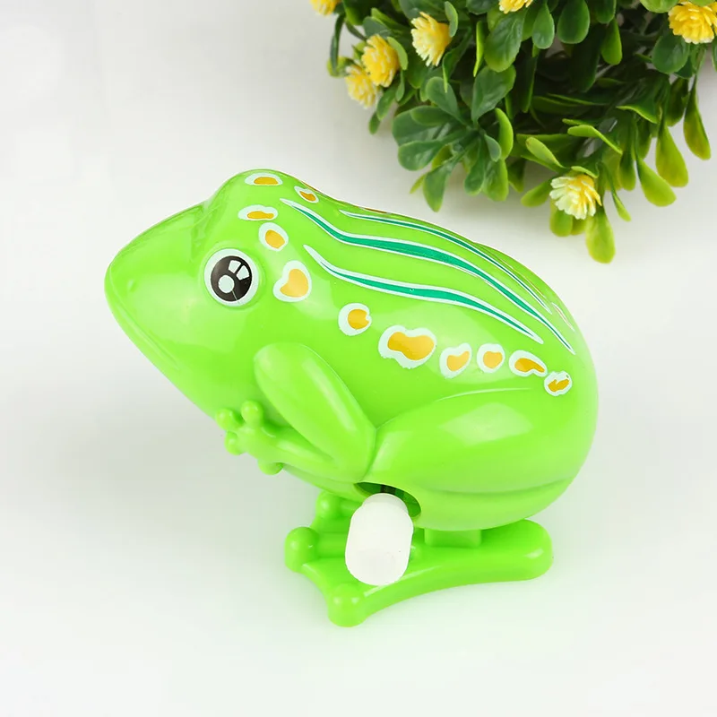 Пластиковые лягушки заводные игрушки ностальгические родители интерактивные детские лягушки игрушки