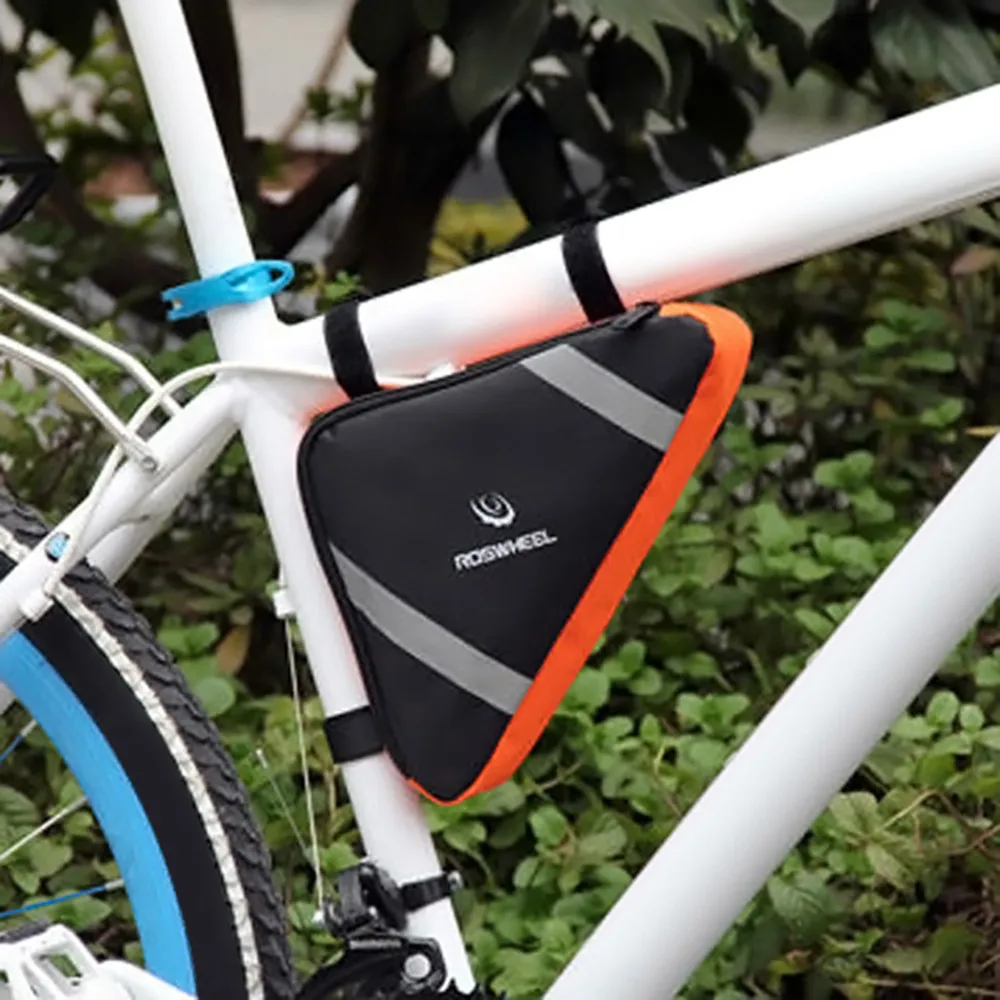ROSWHEEL велосипедный треугольник сумка для хранения велосипедов сумка для инструментов 2.6L прочный для спорта на открытом воздухе, для велоспорта Горный Дорожный велосипед сумки на багажник сумка