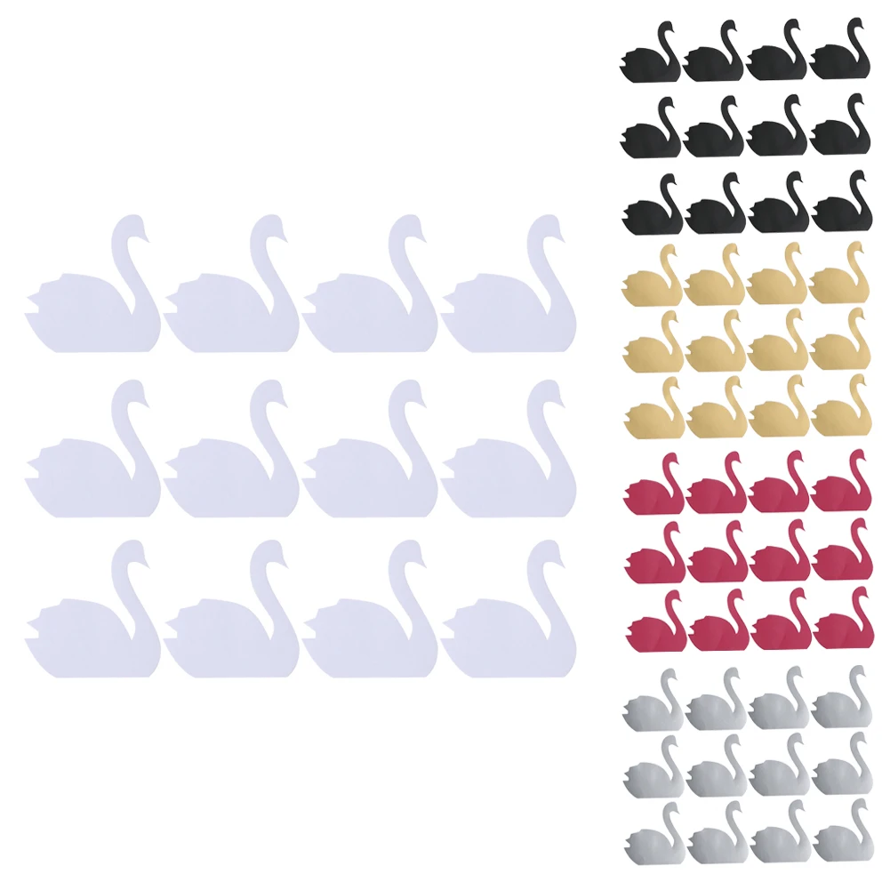 

Self Adhesive DIY Wall Sticker Little Cute Swan Poster For Living Bedroom Refrigerator 5 Colors