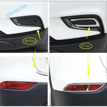 

Lapetus Car Styling Front + Rear Tail Fog Lights Lamps Decoration Molding Cover Trim ABS Fit For Buick Encore 2016 2017