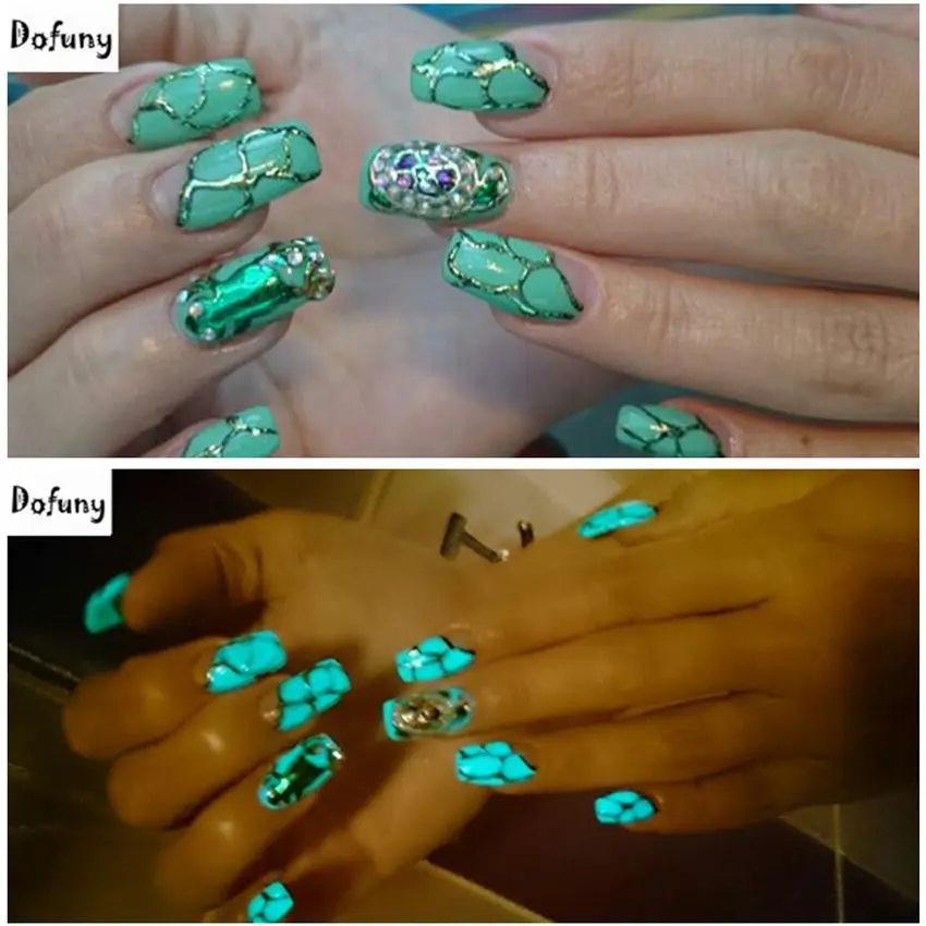 phosphorescent nails