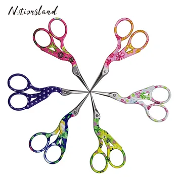 

5PCS/Pack Tailor's Scissors Sewing Scissors Dressmaker Shears for Needlework DIY Sewing Tools Random Color