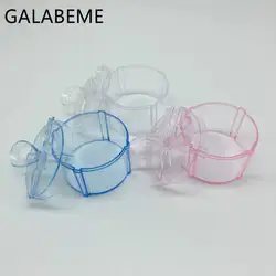 Galabeme 6 шт. Ясно Конфеты Шоколад Коробки пластик синий подачи бутылочка для кормления для Свадебная вечеринка День рождения Baby Shower сувениры