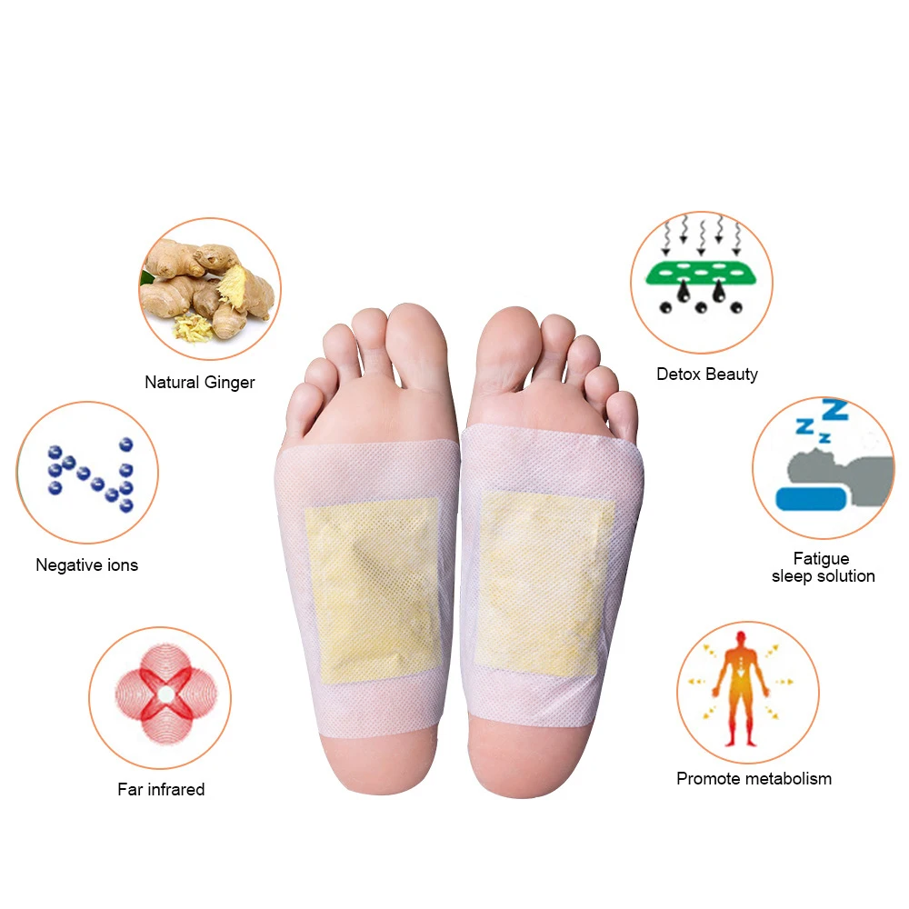 

Body Detox Foot Patch Relax Swelling Chinese Ginger Herbal Adhesive Pads Anti-Swelling Ginger Detox Foot Patch