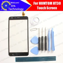 HOMTOM HT30 Дигитайзер Сенсорным Экраном 100% Гарантия Оригинал Сенсорная Панель Экрана Планшета Для HT30 + инструменты + Клей