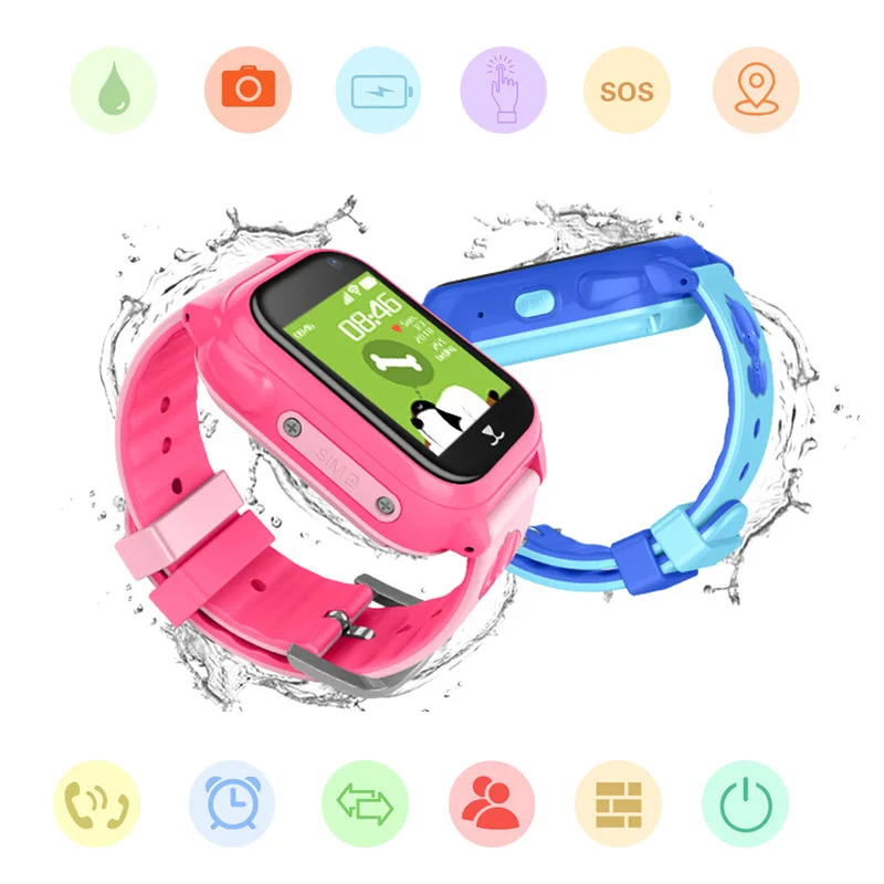 

Kids Smart watches GPS Positioning Boys' Watch Girl's Watch SOS Long Standby Phone Watch with Camera for IOS & Android