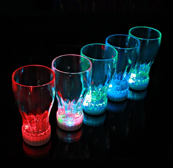 Party Supplies 100pcs/lot Luminous Cup Led Light Cup Beer Flashing Coke