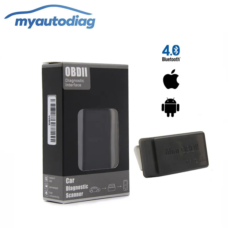 Новинка 2017 супер мини считыватель кодов ELM327 V1.5 Bluetooth 4 0 с чипом 25k80 ODB2 ODBII