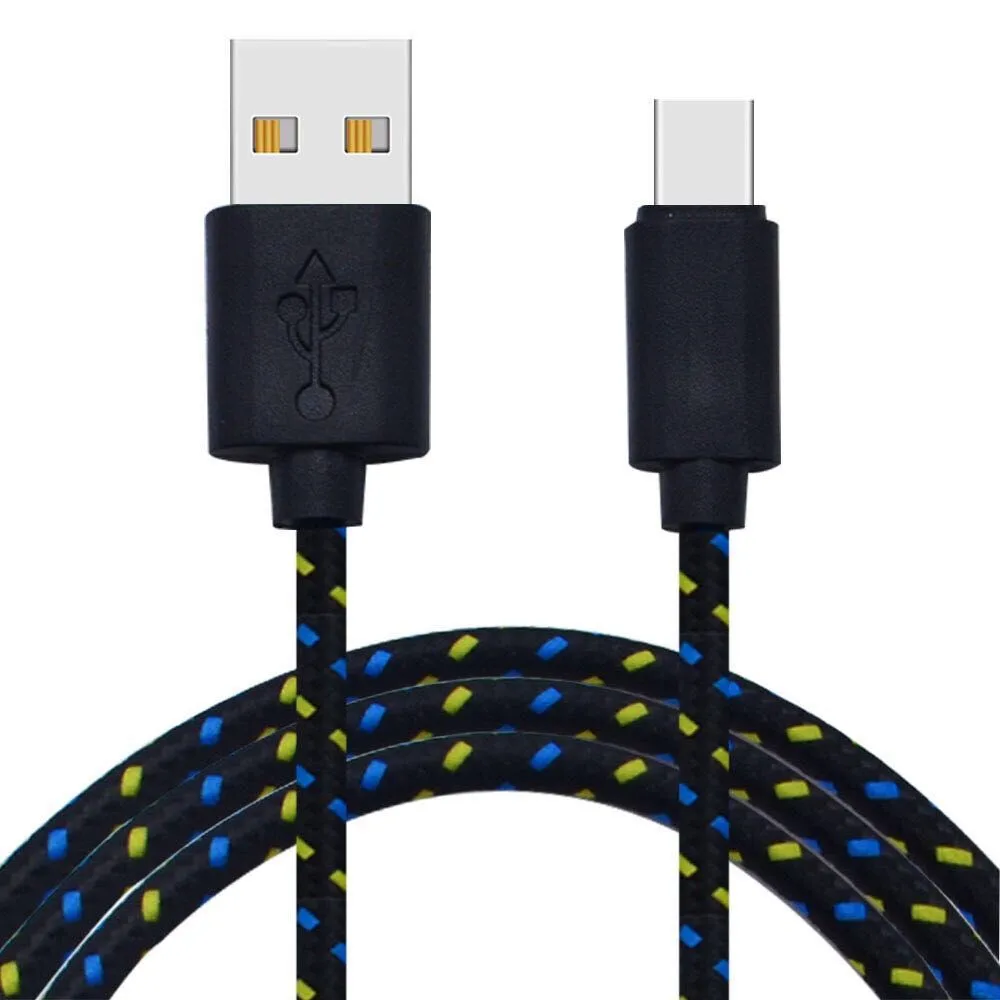 

1M 2A USB Type C Cable USB 2.0 to USB Type-C Fast Charging & Sync Charger Data Cable
