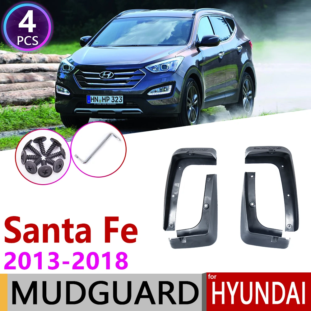 Для hyundai Santa Fe ix45 2013~ DM крыло брызговики брызговик ЛОСКУТ аксессуары для брызговиков