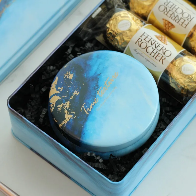 

Mini Retro Candy Box Coffee Tin Jar Tea Storage Organizer Wedding Gift For Ferrero Chocolate Container Storage Boxes